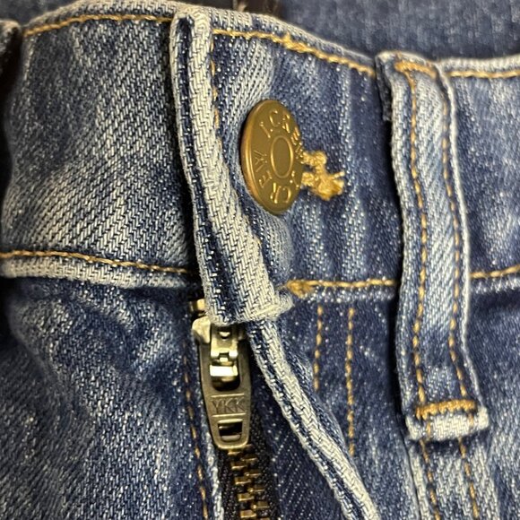 J. Crew Factory Cropped Patch Pocket Utility Jeans Blue Sz 27 PETITE - Picture 6 of 10